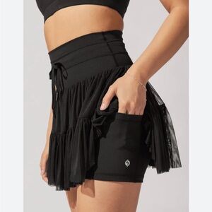 NWT Blogilates Black Ballerina skirt